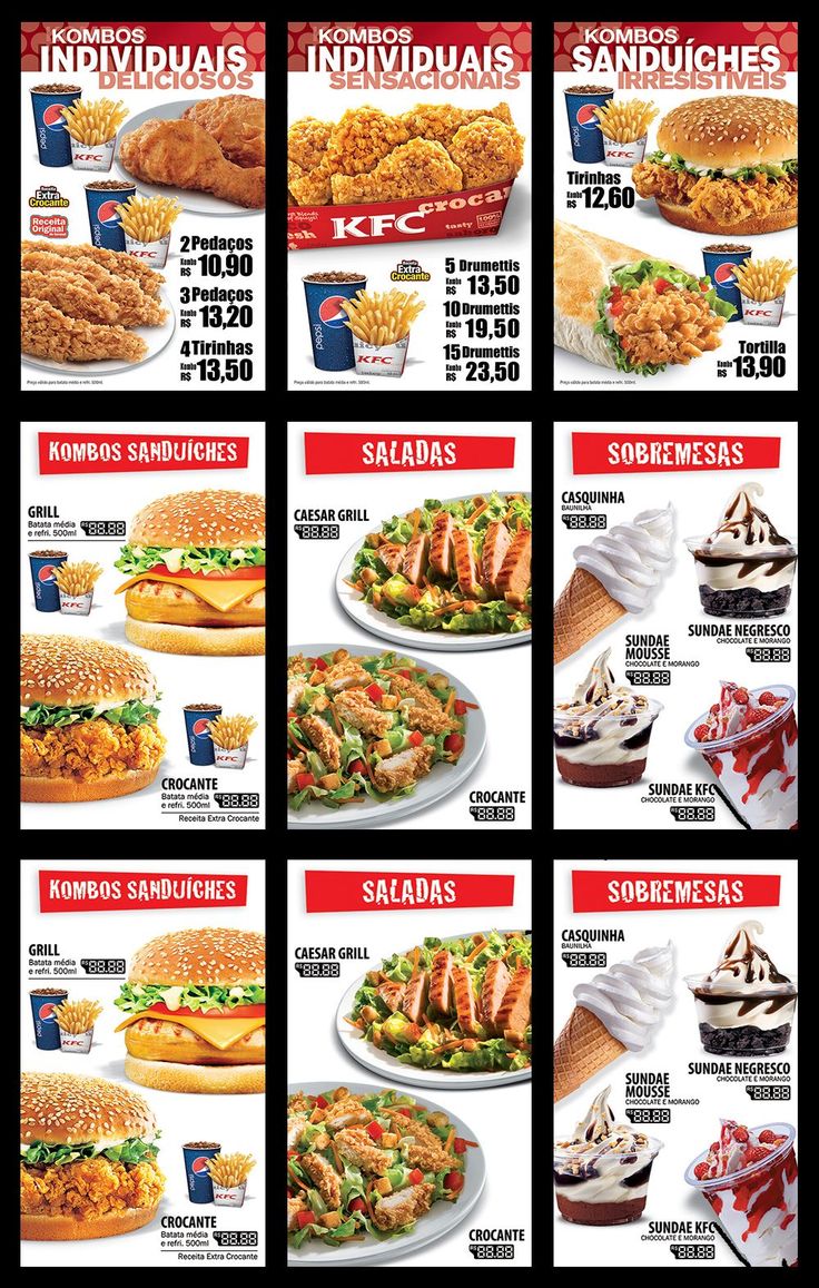 MENUS Product 1